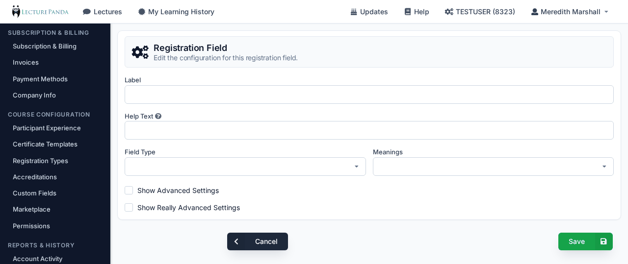 Create a Custom Field custom_fields_create