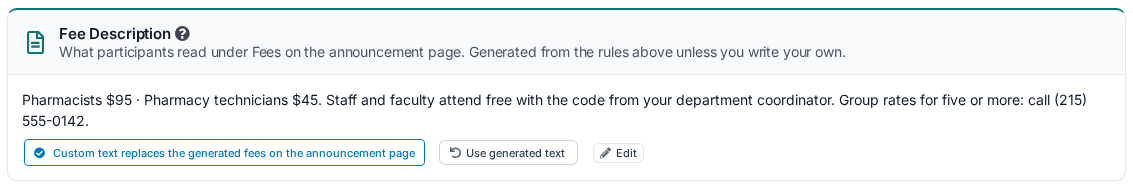 Fee Description — custom text, with Use generated text to go back payments_fee_description_custom