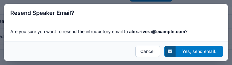 Speaker Email speaker_email